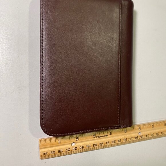 Etienne Aigner Burgundy Leather Wallet Card Holder - Vintage - Picture 9 of 10